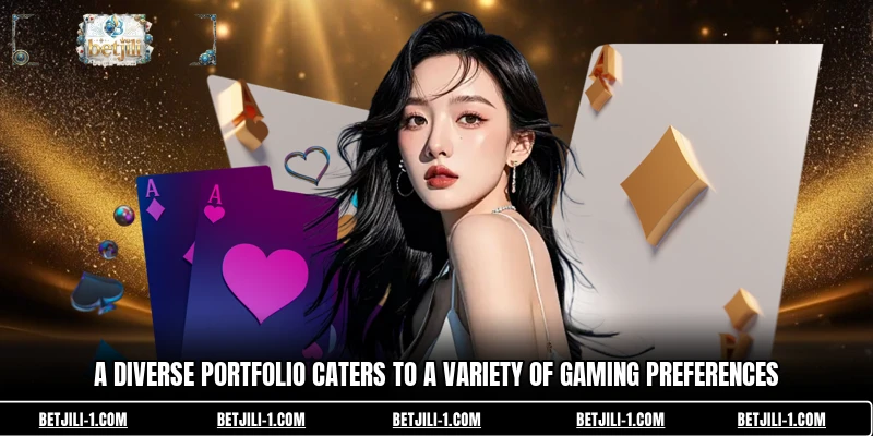 A diverse portfolio caters to a variety of gaming preferences