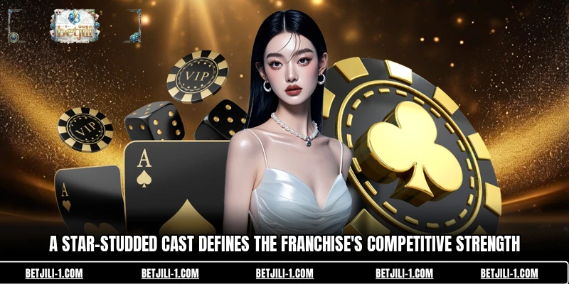 A star-studded cast defines the franchise's competitive strength
