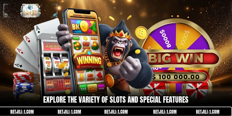 Explore the variety of slots and special features