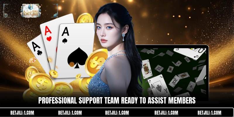 Professional support team ready to assist members