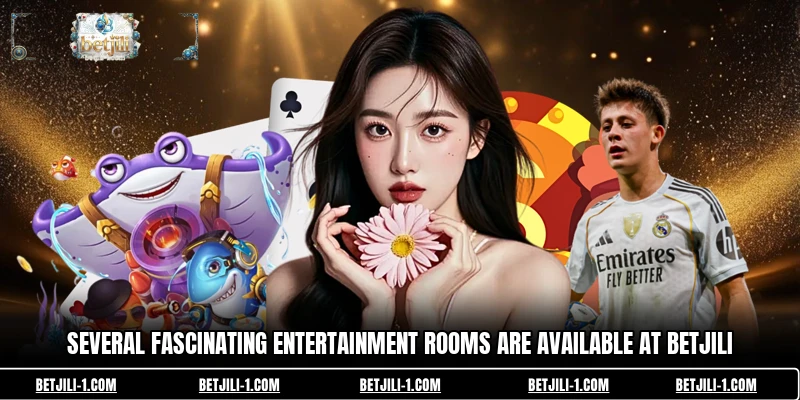 Several fascinating entertainment rooms are available at BETJILI