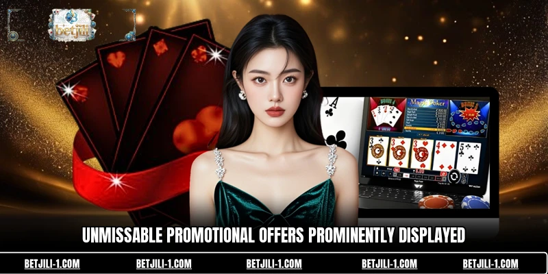 Unmissable promotional offers prominently displayed

